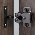 Black Nickel Cabinet Latch Double Roller Catch Cupboard Closet Door 8 Pcs. Fixed Price $15.30.