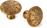 Round Drawer Pulls And Knobs - 10 Pack / 1.4 INCH(36MM), Antique Brass Cabinet. Fixed Price $30.87.