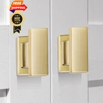 Vehcil 10 Pack Square Brushed Gold Cabinet 1.5 Inch,. Fixed Price $38.99.