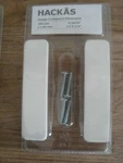 Ikea Handle White Hackas 15/16" Pack Screws 304.086.82. Fixed Price $15.95.