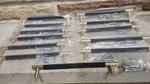 Gutuwellea Pull Handles 9" Long Knurled Gold Black Finish 7.5" Centers 12 Pk. Fixed Price $44.99.