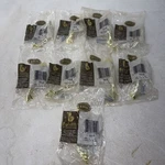 Lot Of 9 Belwith Hardware Ultra Brass 3" Ctr Cabinet Arch Pull Handle P343-UB. Fixed Price $34.95.