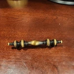 Amerock Cabinet Metal Antique Brass Pulls Set Of 8. Fixed Price $39.00.