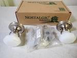 Nostalgic Warehouse 747981 Classic Rosette Waldorf White Milk Glass Knob 2.375". Fixed Price $79.95.