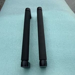 Restoration Hardware 6 Lambeth Knurled Black Pull Set Of 2. Fixed Price $49.99.