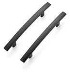 Ravinte 50 Pack 6'' Curved Cabinet Pulls Matte Black Kitchen Drawer. Fixed Price $43.79.