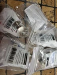 Liberty P32592C-116-CP Satin Clear Glass Bubble Cabinet Drawer Knob. Fixed Price $5.00.