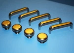 Amerock Advantage Knobs & Pulls * Solid Brass Chrome BP1956-BC / BP1957-BC. Fixed Price $45.00.