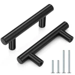 Probrico 20 Pack Flat Black Modern Cabinet Cupboard Pulls 2-1/2" Hole Centers Ki. Fixed Price $53.40.