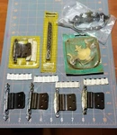 Mixed Lot Of Vintage Amerock Hardware Hinges And Pulls A870 BP152 T142 T7528. Fixed Price $10.00.