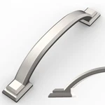 Amerdeco 15PK Satin Nickel 4" Cabinet Pulls Arch Handles Kitchen Bathroom. Fixed Price $79.98.