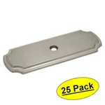 *25 Pack* Cosmas Cabinet Hardware Satin Nickel Knob Backplates #B-112SN. Fixed Price $51.98.