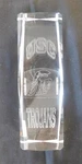 Usc Trojans 6X1.5X1.5 Crystal Glass Paperweight - No Chips. Fixed Price $49.99.