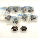 Lot 10 Amerock Elliptical Manor Oil Rubbed Bronze Oval Pull Knob Cabinet Handle. Fixed Price $26.99.