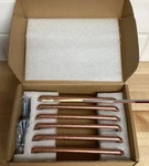 Goo-ki Ant Copper Metal Drawer Pulls 5 Center 6 Pc Set Rounded Bar Design New. Fixed Price $19.95.