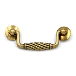 Hickory French Country P7345-LP Lancaster Hand Polished 3"CC Drawer Bail Pull. Fixed Price $5.72.