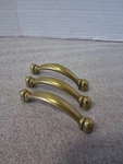3-VTG Brass Amerock Cabinet Drawer Pulls 1300-1 3/8" 3" Salvaged. Fixed Price $9.90.