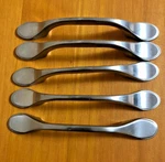 Lot Of 5 Liberty Drawer Pulls 3 Cabinet Satin Nickel Spoon Foot Handle. Fixed Price $7.64.