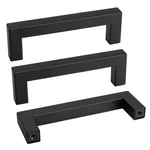 Goldenwarm 10 Pack 3-3/4 Inch Black Cabinet Handles Matte Drawer Pulls .... Fixed Price $36.41.