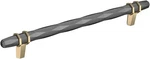 Amerock BP36663L London 8" Center To Designer Cabinet Pull - Black Chrome. Fixed Price $36.45.