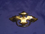 New Old Stock Vintage Keller Brass Handle Drawer Pulls 4.25" X 2.25" K10959 Kbc. Fixed Price $7.99.