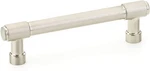 Emtek 86687US15 Jasper Cabinet Pull, 4" C-c, Satin Nickel. Fixed Price $20.80.