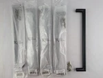 (5) Kinney Handle Appliance Pull 12" Center Black - Lynwood Heavy Duty Luxury. Fixed Price $160.98.
