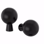 Ikea New Baggan Sknob Doorknobs ,black, 13/16 " 2PACK Kitchen Bathroom Cabinets. Fixed Price $6.99.