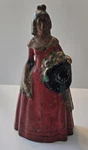 Antique Southern Belle Cast Iron Doorstop National Foundry 11-1/4" Tall. Fixed Price $60.00.