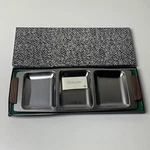 Mcm Stainless Steel Divided Tray W/ Wood Handles Vintage New Old Stock 14.5. Fixed Price $24.95.