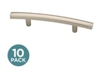 10-PACK Brainerd 3" Carolina Arch Pull Satin Nickel (P24425W). Fixed Price $23.99.