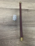 Signature Hardware 489433 Lazzara 12-5/8" Center-center Brown Leather Pull -read. Fixed Price $41.99.