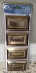 4-PACK Brainerd Campaign Pulls Champagne Bronze Finish- 76 Mm External Mount. Fixed Price $29.95.