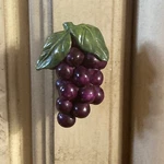 (1) Amerock Purple Grape Cluster Polyresin Door Drawer Cabinet Handle Pull Knob. Fixed Price $8.79.