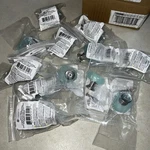 Seaglass 1-13/16 In. (47 Mm) Vintage Aqua/nickel Round Cabinet Knob Lot Of 12 Pc. Fixed Price $109.99.