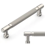 Amerdeco 10 Pack Brushed Satin Nickel Knurled Cabinet Pulls 5 INCH128MM Hole .... Fixed Price $54.87.