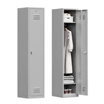 Steel Locker Armoire Wardrobe Closet 71 Tall Cabinet With Hanging Hooks. Fixed Price $109.99.