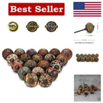 Set Of 20 Floral Ceramic Cabinet Knobs Stylish Pull Handles For Home Decor. Fixed Price $38.47.