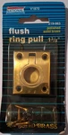 National Hardware 219-063 1-3/8" Solid Brass Flush Ring Pull Cabinet Drawer Hand. Fixed Price $14.99.