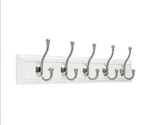 Threshold 27" Ball End Hook Rail - White/satin Nickel. Fixed Price $24.65.
