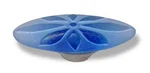 (as-is) (5 Pack) 3-3/4 Inch Betsy Fields Flower Pull Blue With Satin Nickel. Fixed Price $24.98.