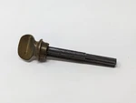 Antique Thumb Turn With Threaded Spindle, Brass Color, 20TPI, 3-3/4" Overall. Fixed Price $19.99.