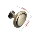 Utopia Alley Luna Cabinet Ring Pull - Antique Brass Metal Drawer Knobs 1.2". Fixed Price $13.85.