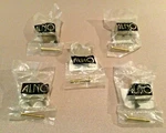 Set Of New Alno A853-1-SN Square Satin Nickel Cabinet Knobs- Inch / 6444. Fixed Price $50.00.