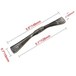 Utopia Alley Trieste Pull - Antique Brass Metal Drawer Handle, 5.0". Fixed Price $7.92.