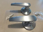 4 ) Ultra Hardware Mechanical Dummy Lever Lockset Satin Chrome *GRA1NGER*. Fixed Price $19.97.