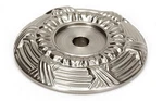 Alno A885-58-SN Ribbon & Reed 1 5/8" Backplate Satin Nickel. Fixed Price $16.76.
