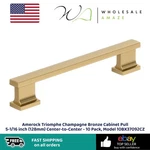 Amerock Triomphe Champagne Bronze Cabinet Pull 5-1/16 Inch (128MM) 10BX37092CZ. Fixed Price $39.99.