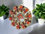 Prepara Taco Round Holder Plate Carousel Talavera Melamine New With Tag 12". Fixed Price $20.25.