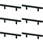 (5 (6-PACK) 3 Inch Bar Pull Flat Black. Fixed Price $123.01.